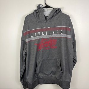 Cleveland Cavs Cavaliers Hoodie Sweatshirt Gray Sz XL NBA Basketball UNK